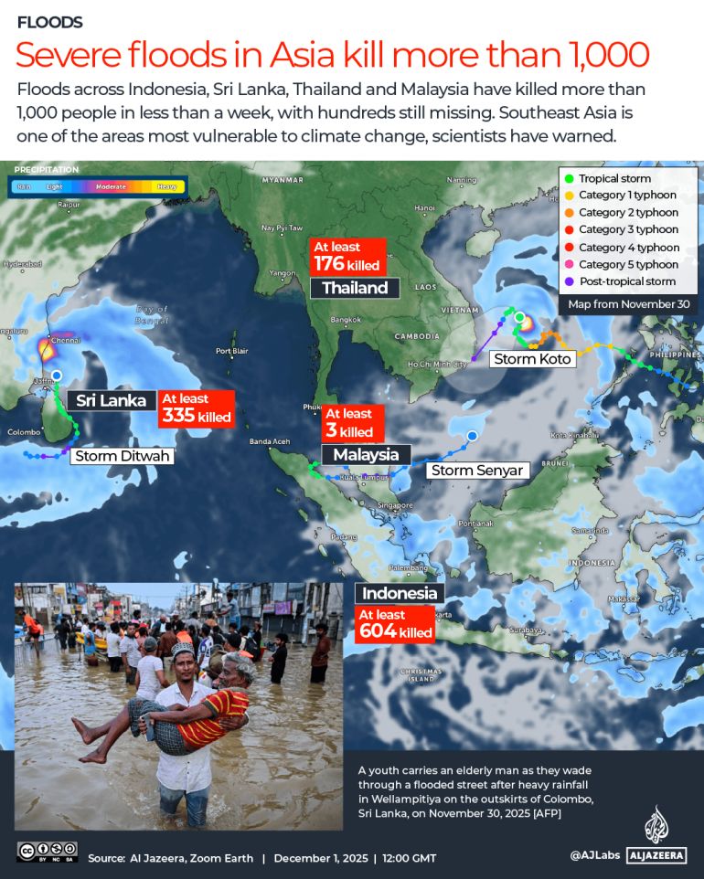 INTERACTIVE - Severe floods across Asia kill Indonesia Malaysia Thailand Sri Lanka 1000 map indonesia-1764590939