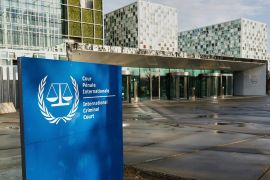 The exterior of the International Criminal Court is seen in The Hague, Netherlands, in March 2025 [Omar Havana/AP Photo]