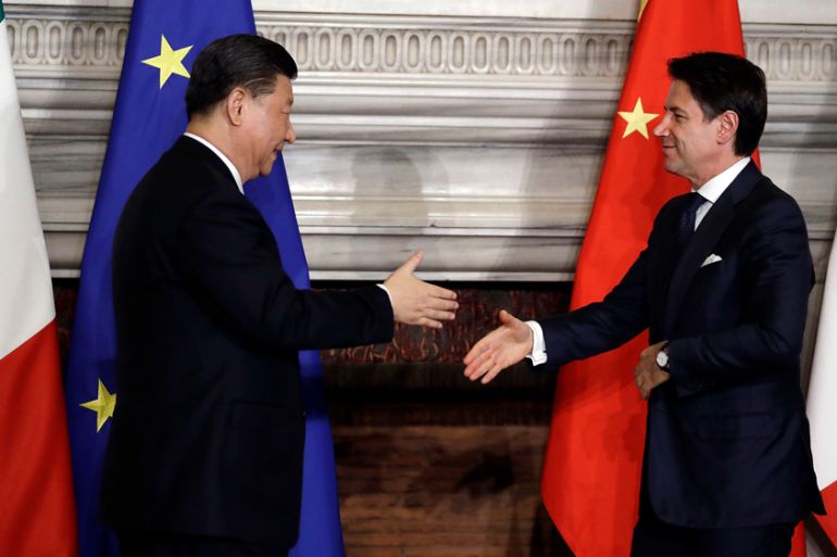 Xi Jinping Giuseppe Conte Belt and Road China
