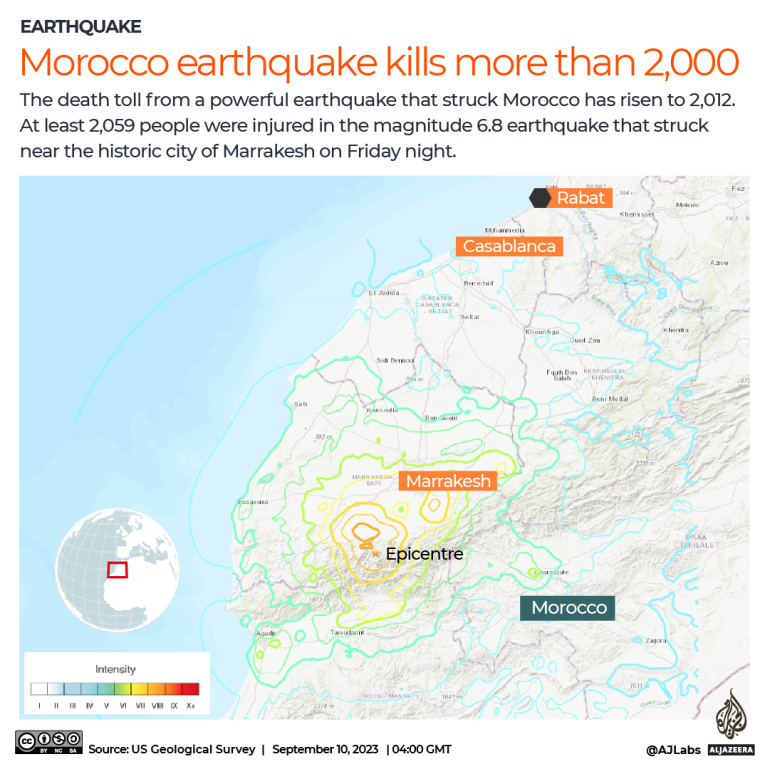 INTERACTIVE Morocco earthquake September 10 4gmt update-1694319921