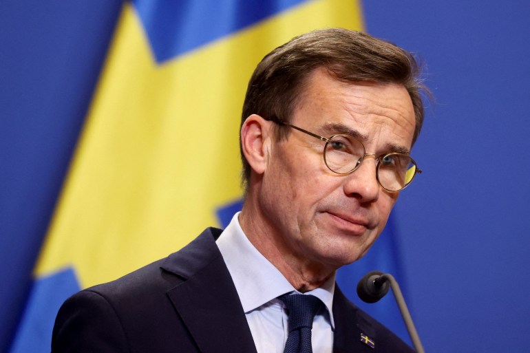 Swedish Prime Minister Ulf Kristersson 