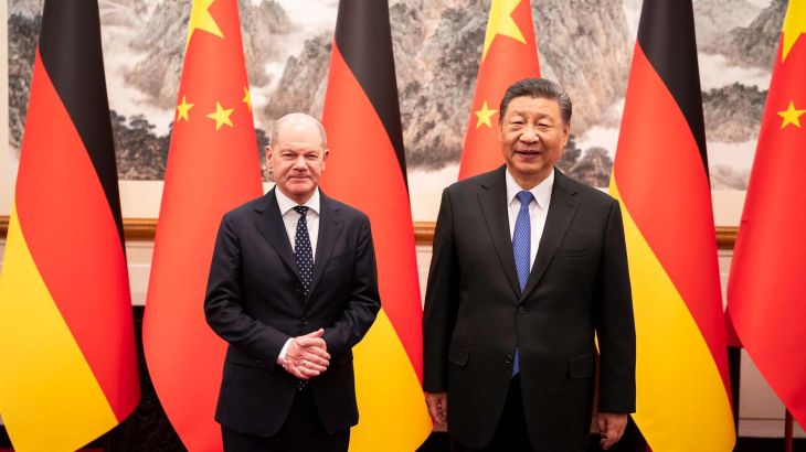 Why is Germany maintaining economic ties with China?